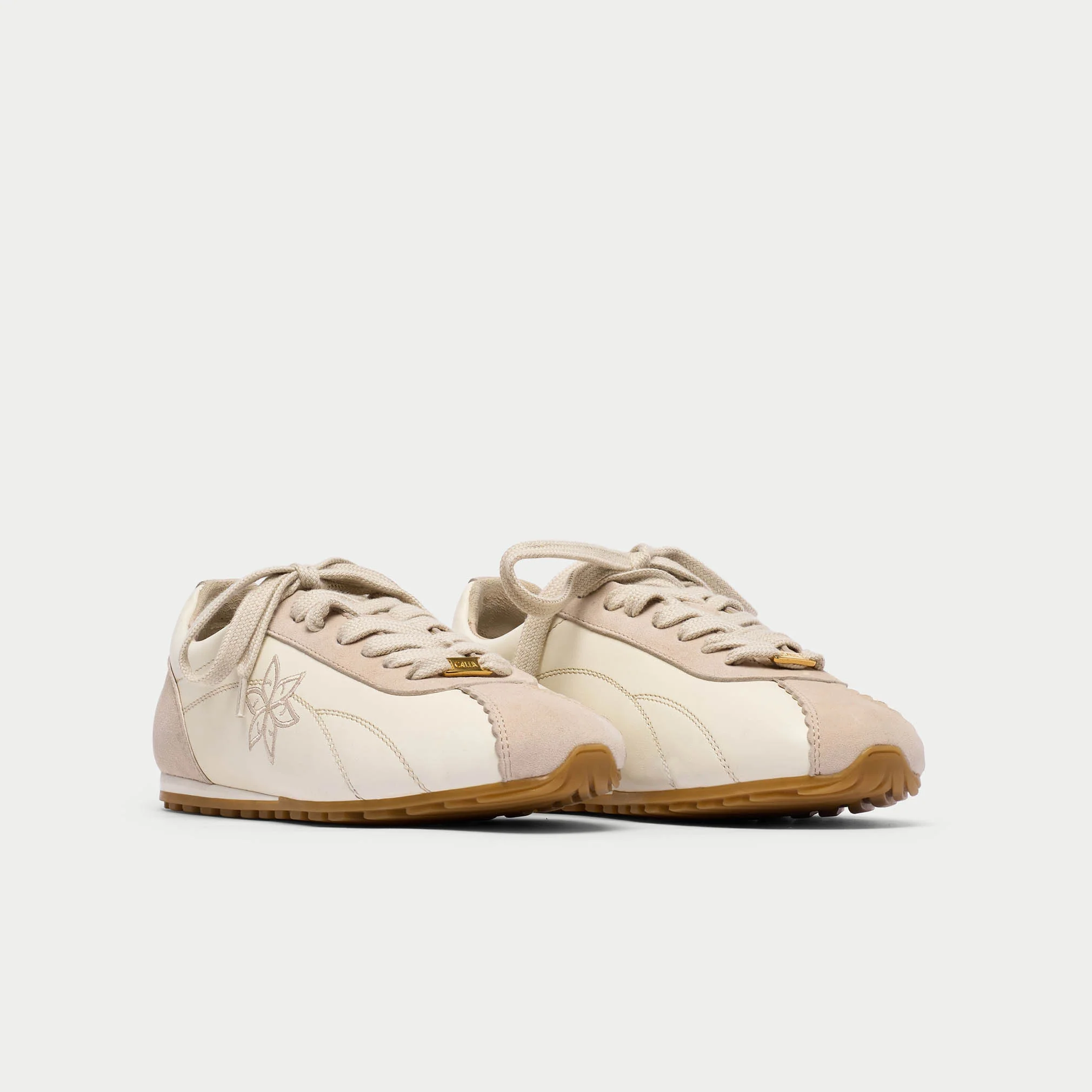 Aurora - Natural Oat Wide Fit Trainers - Image 3