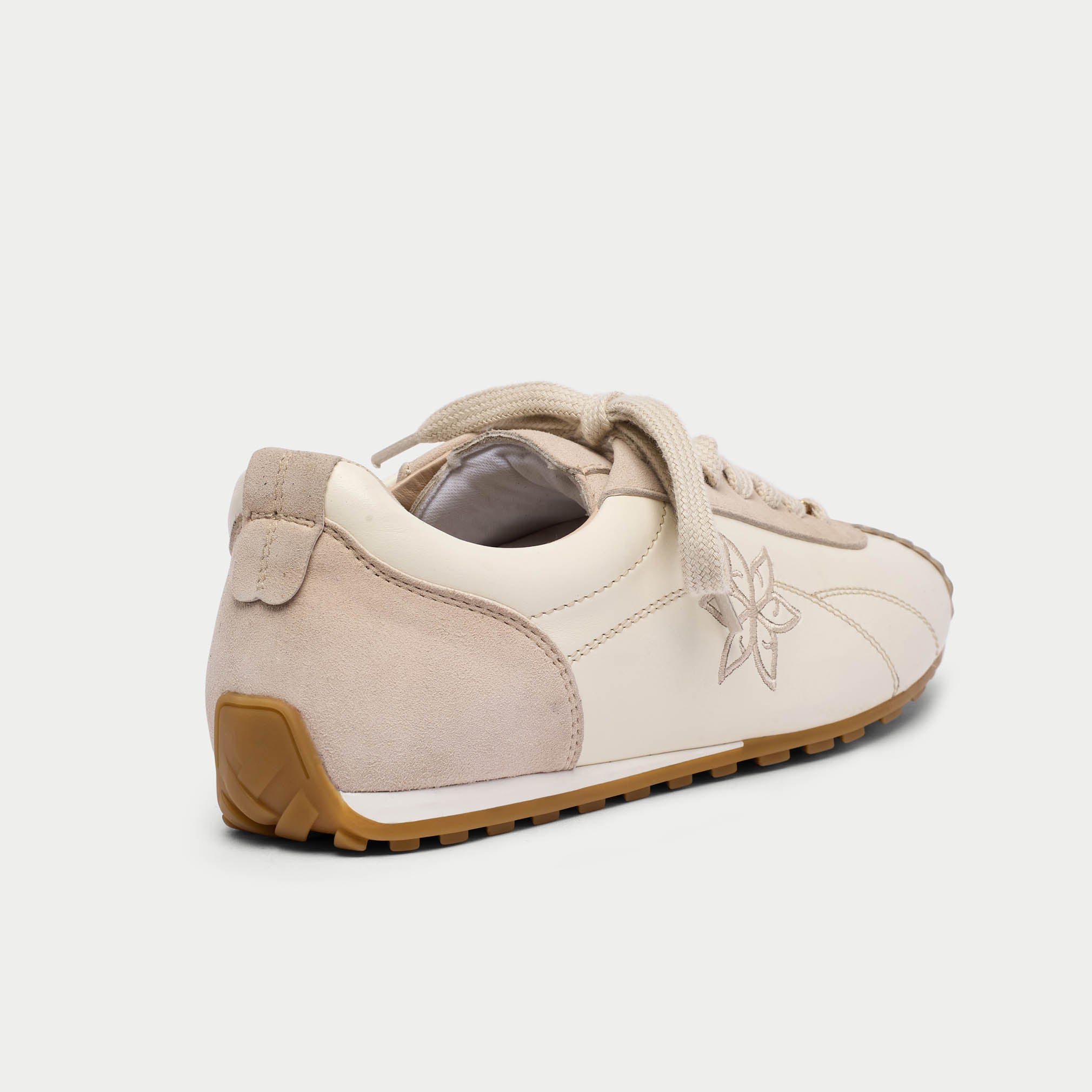 Aurora - Natural Oat Wide Fit Trainers - Image 6