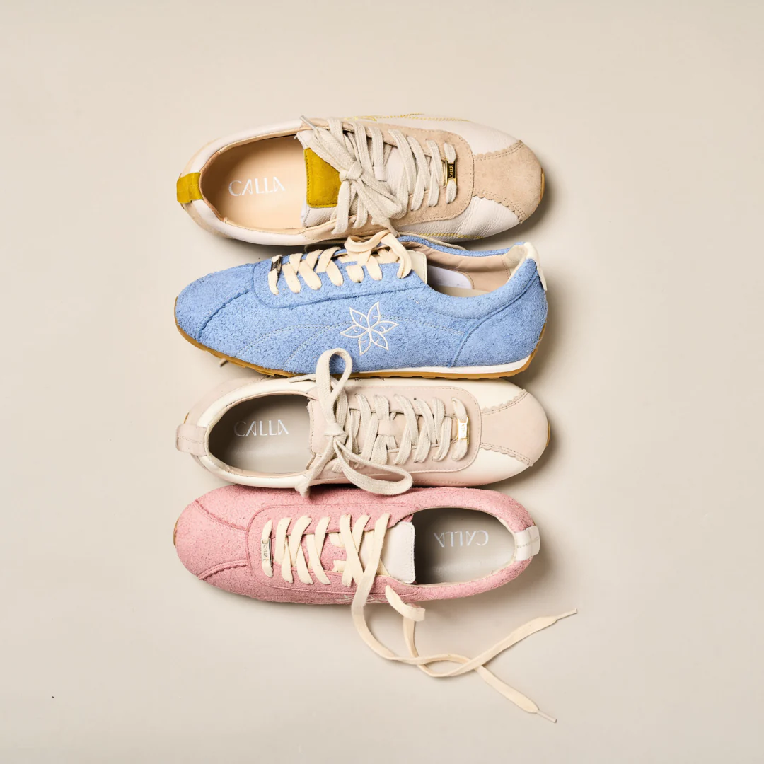 Aurora - Natural Oat Wide Fit Trainers - Image 8