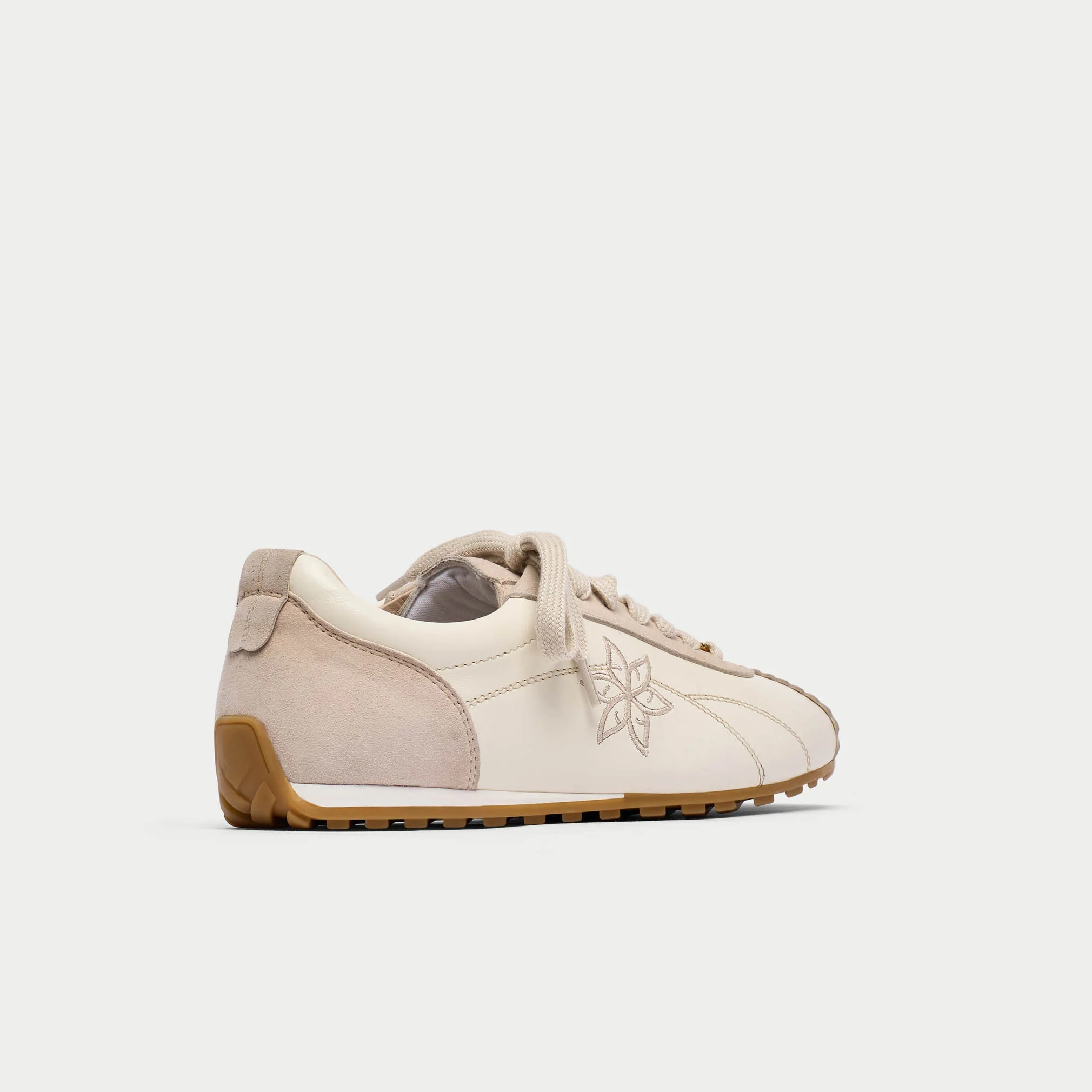 Aurora - Natural Oat Wide Fit Trainers - Image 9
