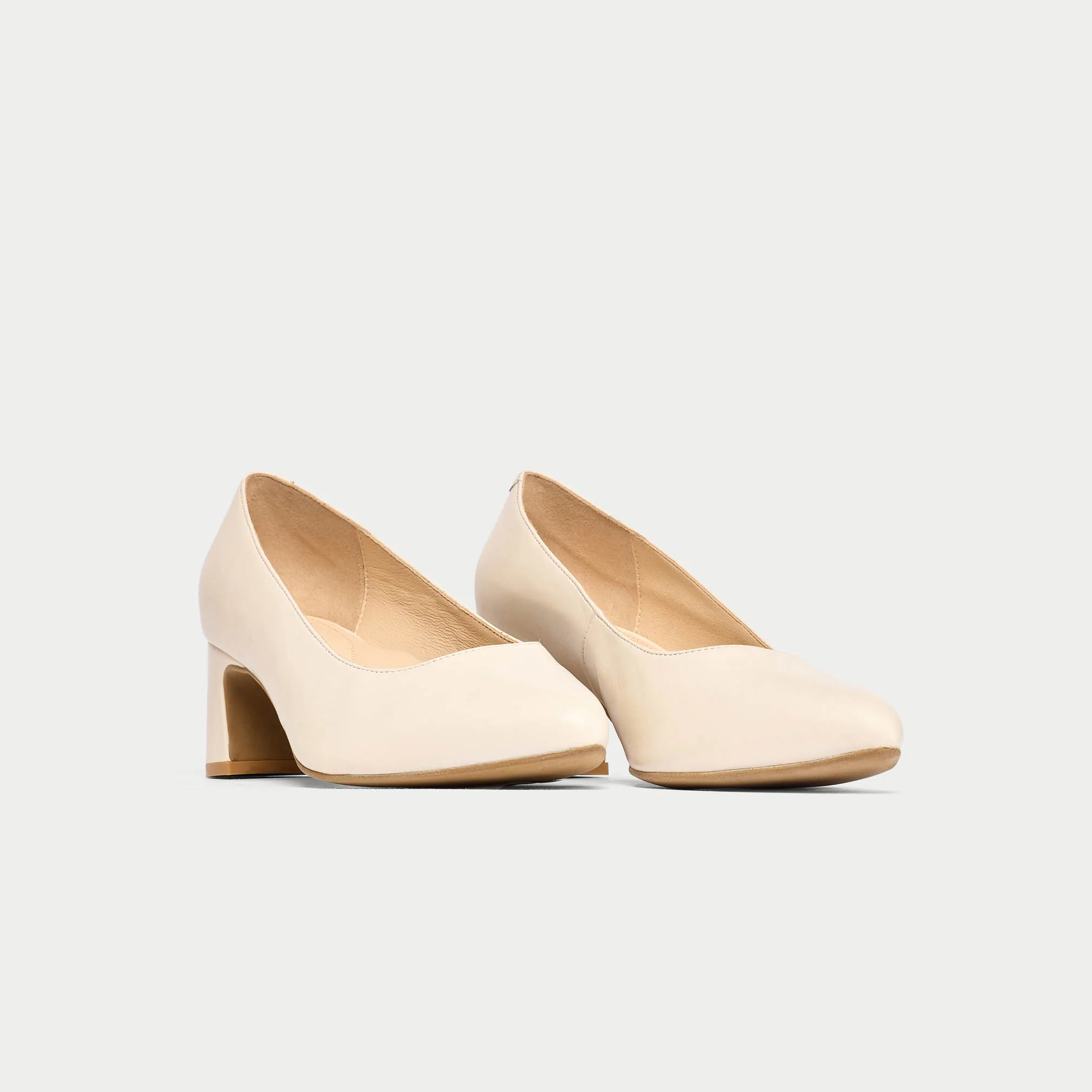 Hallie - Almond Leather Courts - Image 2
