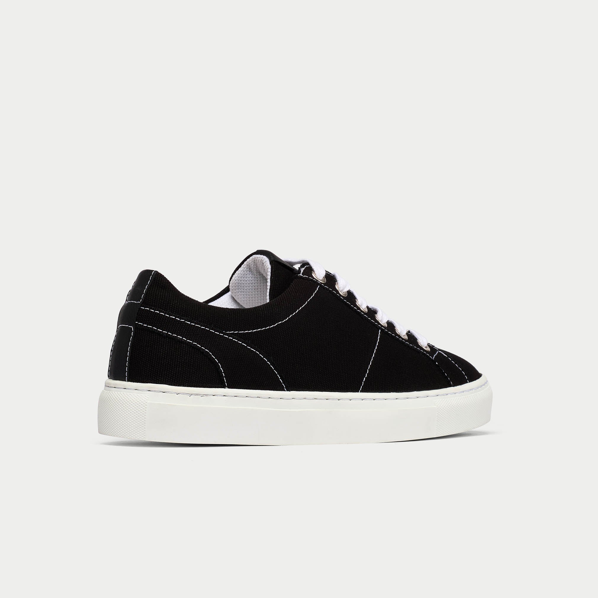 Luna Vegan - Black Wide Fit Trainers - Image 9