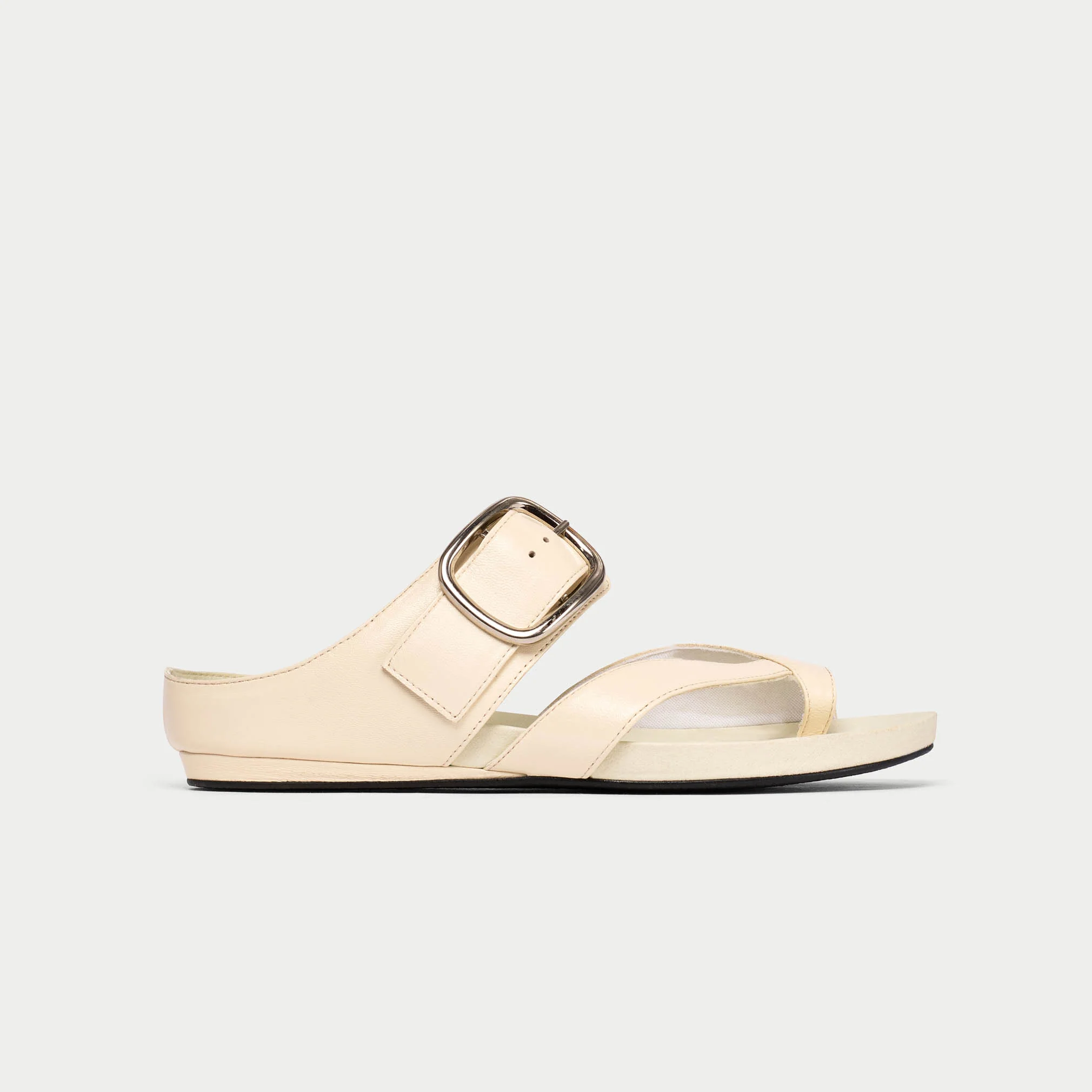Ruby - Milk Leather Sandals