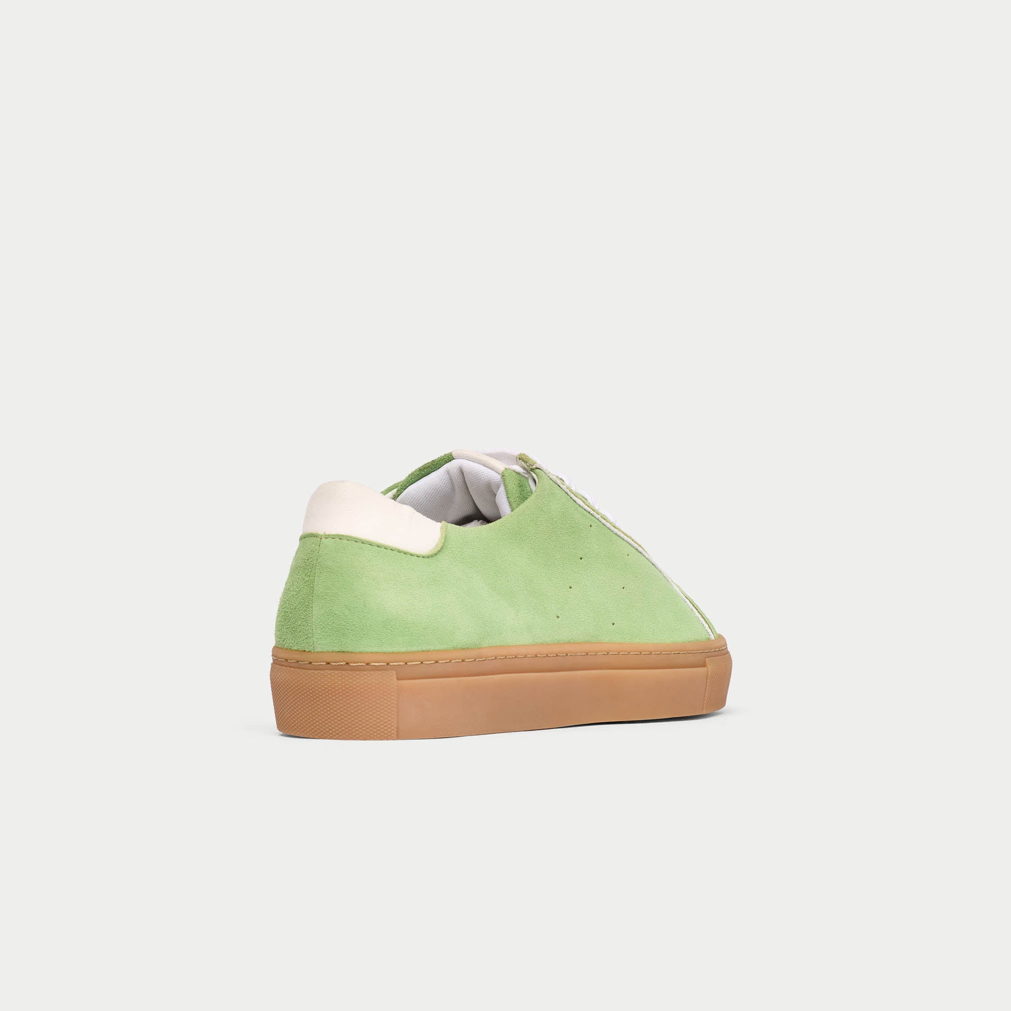 Star - Matcha Suede Wide Fit Trainers - Image 11