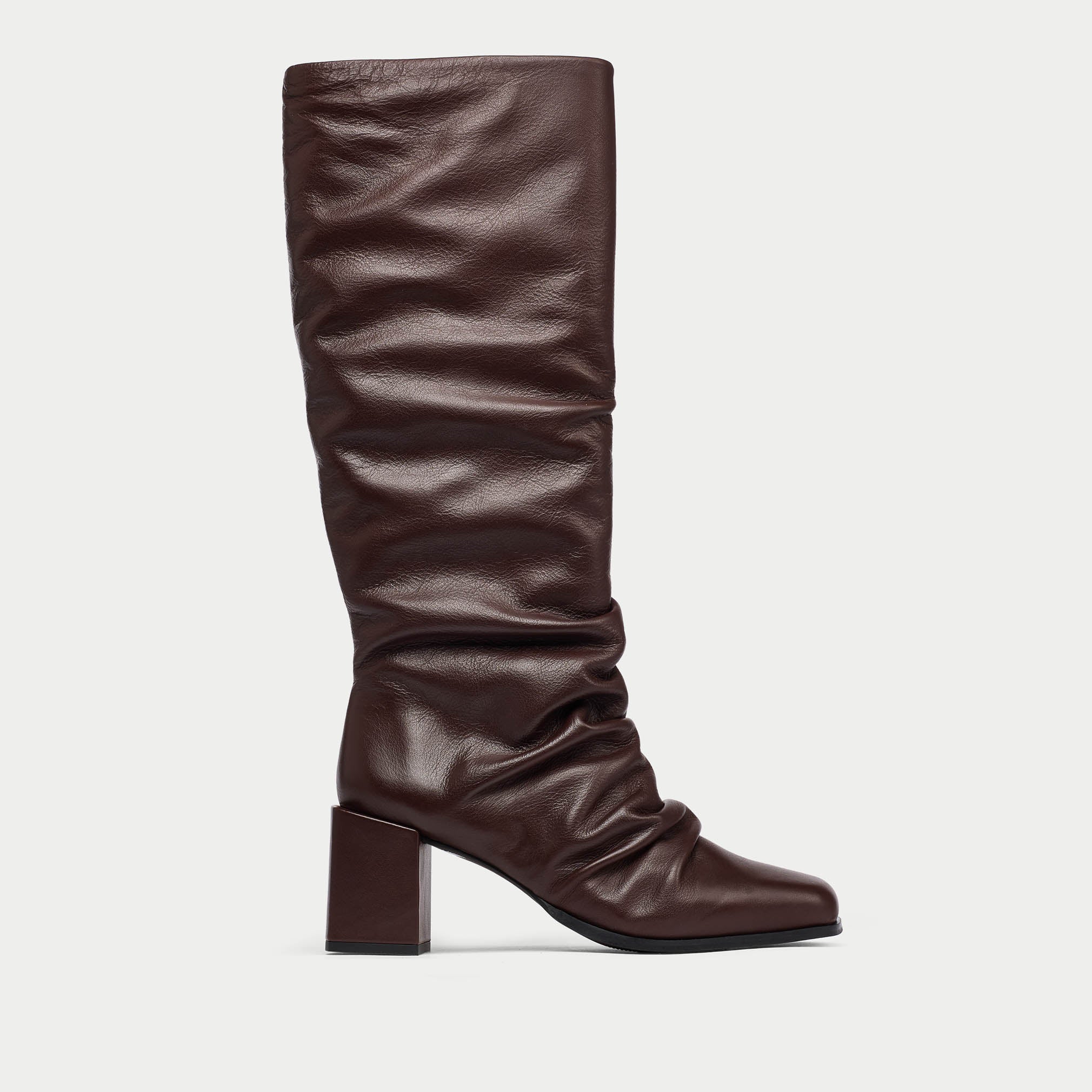 Willow - Brown Leather Boots